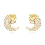 Brincos Onda De Zirconias