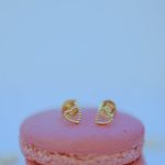 Mini brincos Coração Rendado