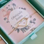 Pulseira Coração lapidado com caixa