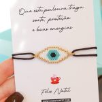 Pulseira olho Missangas