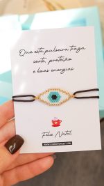 Pulseira olho Missangas