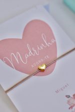 Pulseira Coração Madrinha