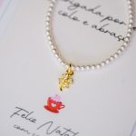 Pulseira Pérolas com trevo