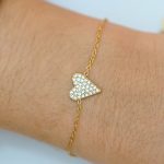 Pulseira Coração de Zirconias