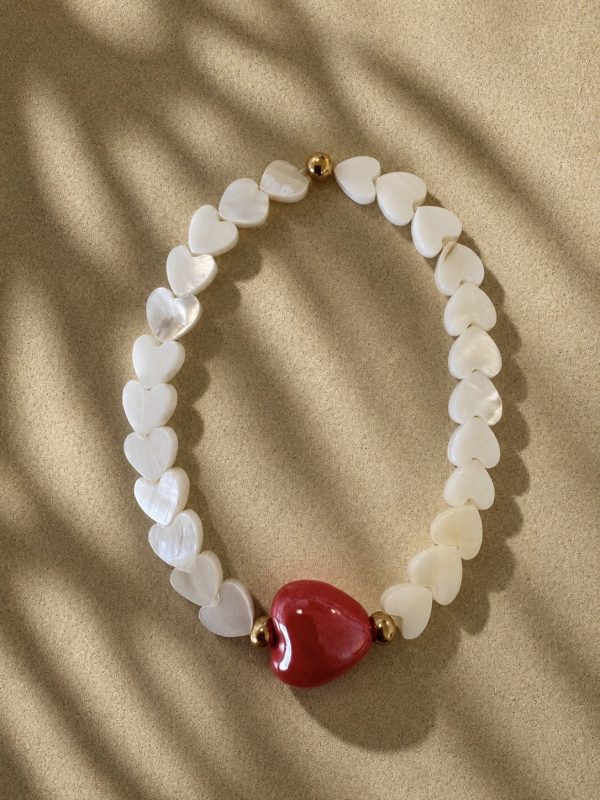 Pulseira full love in red