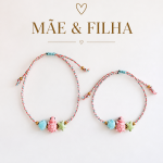 Tornozeleiras mãe e filha