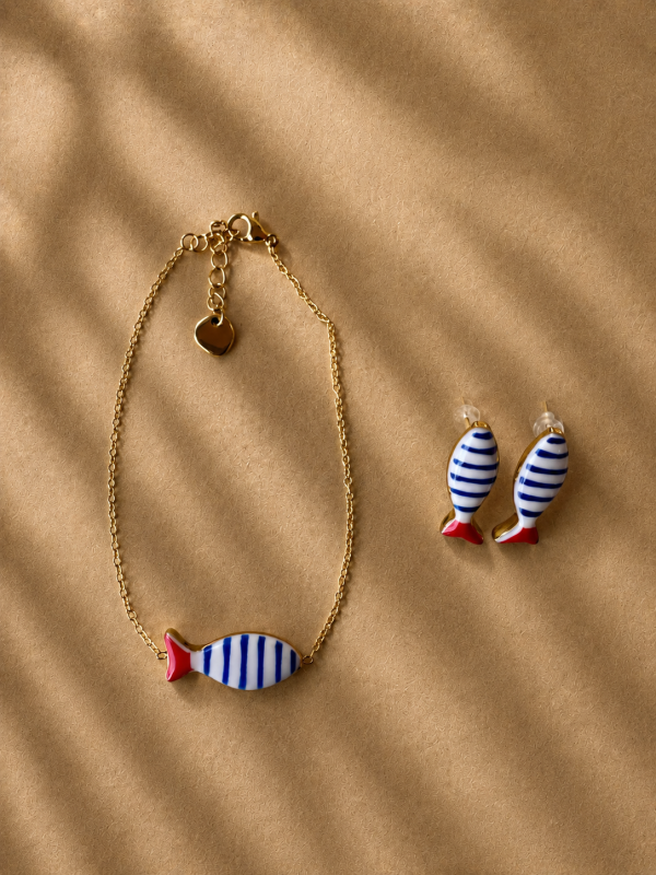 Pulseira Sardinha azul