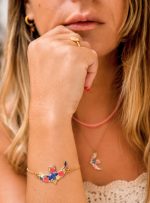 Pulseira andorinha colorida