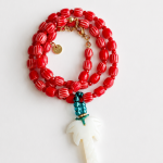 Colar Palm Beach in red