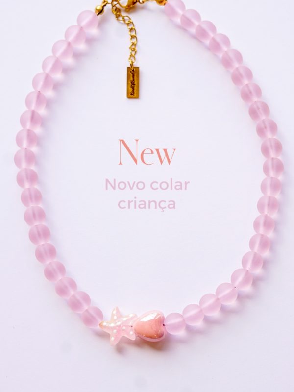 Colar criança Sweet pink